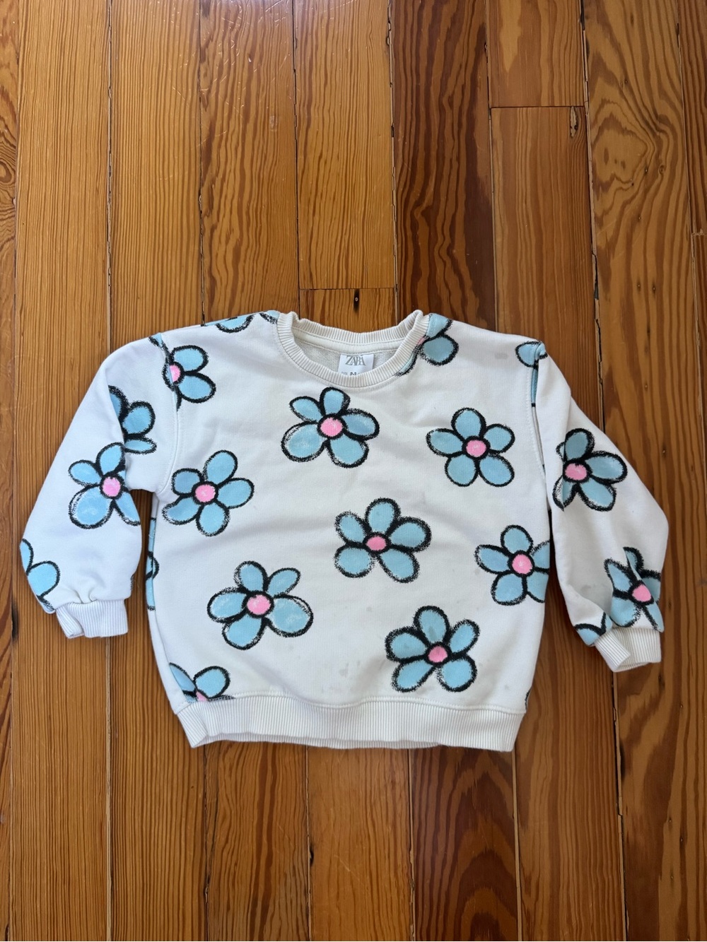 Zara Flower Sweatshirt